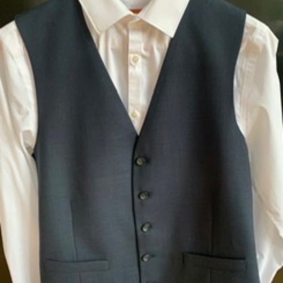 Tommy Hilfiger Suit, Vest, and Dress Shirt - Picture 3 of 8